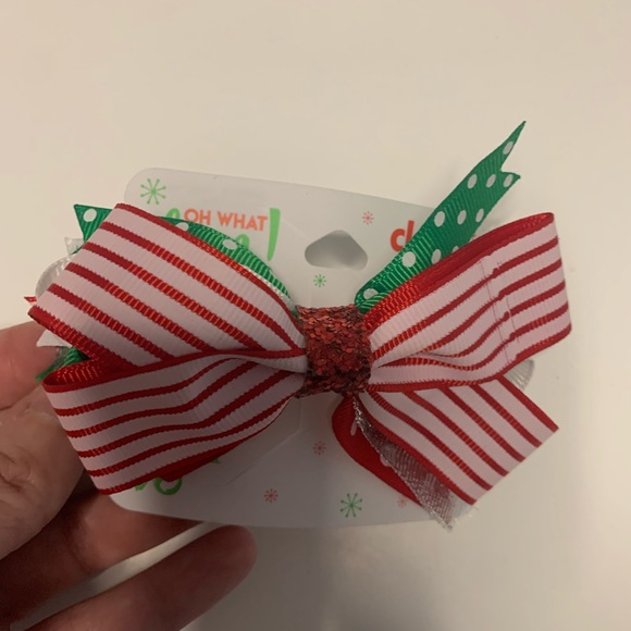 Claire’s holiday clip on bow. New. - Picture 5 of 5